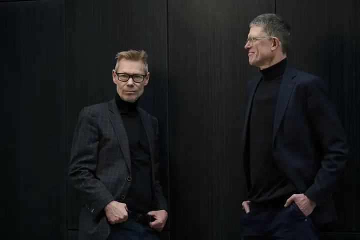 Arne Harket og Per Bjørkum