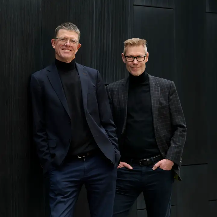 Arne Harket og Per Bjørkum, partnere i Strategic Consulting Group